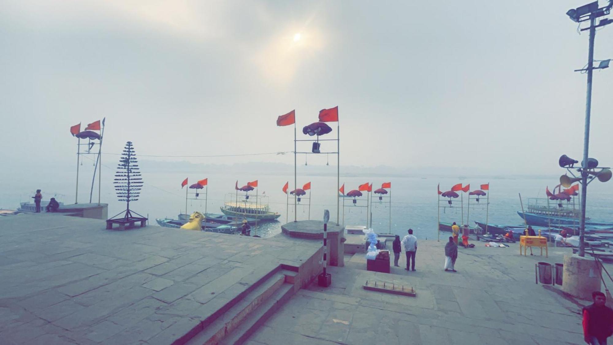 Tandon Lodge On The Ganga Ghat Homestay Varanasi Dış mekan fotoğraf